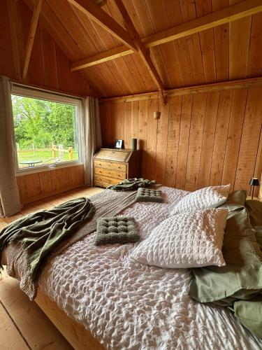 Le Refuge en bois nuit insolite en pleine Nature - carbon neutral hotel in Unknown City
