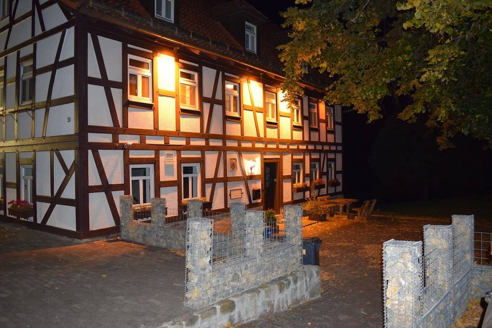 Front of property - evening/night