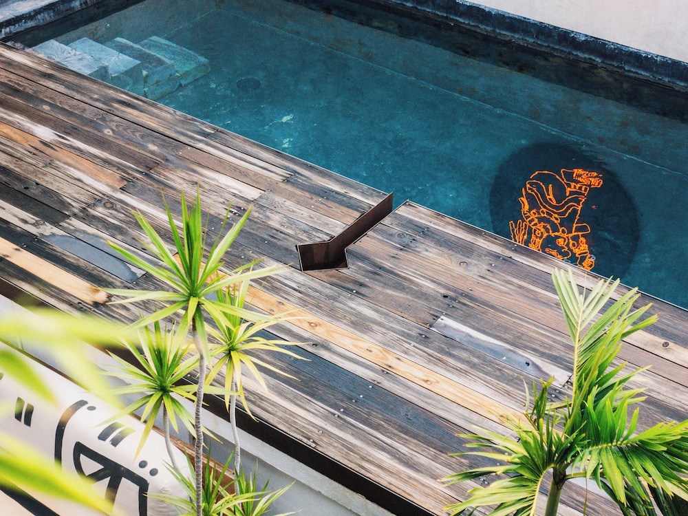 Rooftop pool
