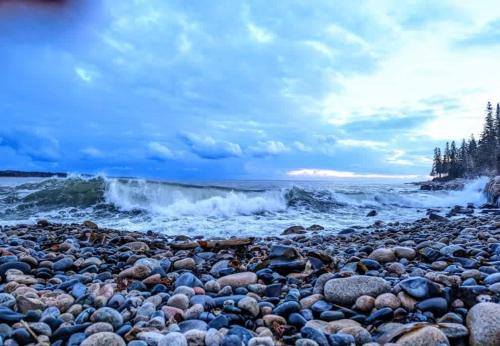 Oceanfront Crackling Cove Cottage Family firer pit slleeps 6 — 4-Star Luxury Hotel in Gouldsboro, United States