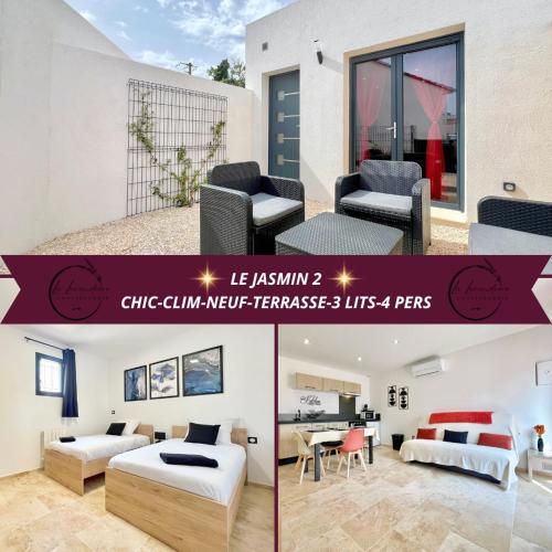 Le Jasmin 1 Chic Clim Terrasse Neuf 4 Personnes in Fos-Sur-Mer, France
