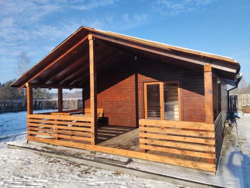 Chata pod lasem - carbon neutral hotel in Zatory