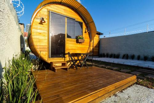 Cabana barril charmosa com hidro in Curitiba, Brasil