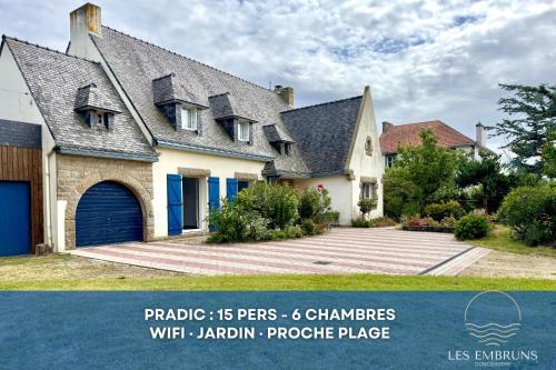 Pradic 15 Personnes Cheminee Jardin Plage A Pied — Etel