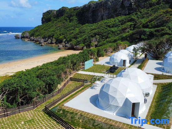 glampark resort Akuna beach in Uruma, Japan