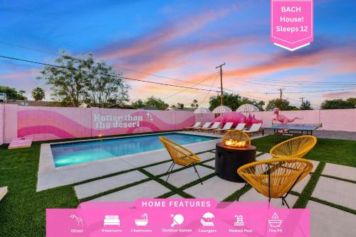 Bachelorette Fire Pit Heated Pool 3MI to Old Town in Scottsdale, United States