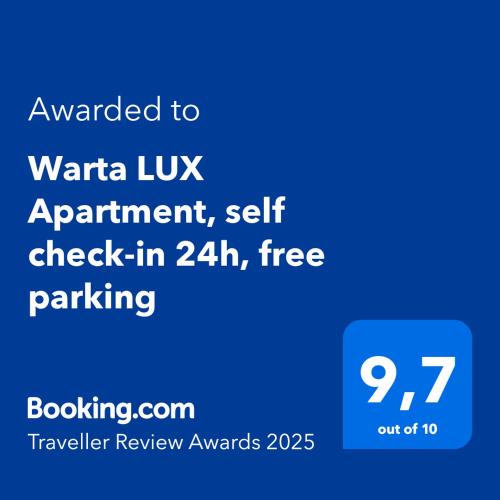 Warta LUX Apartment self check in 24h free parking — 4-Star Luxury Hotel in Poznan, Poland