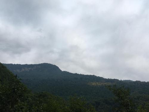 Cottages in mountains