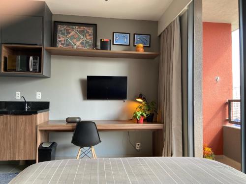 Studio novo Frei Caneca checkin totalmente flexível — 4-Star Luxury Hotel in Sao Paulo, Brasil