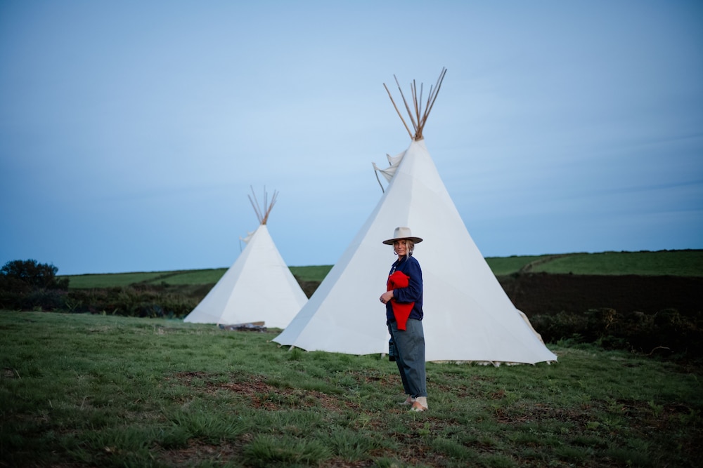Ocean View Shanti Tipi 1 in Tintagel, United Kingdom