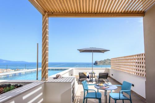 Caldera Village in Unknown City, Greece