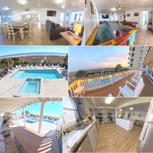 Oceanfront Centrally Located Huge 5k sq ft Home w Huge Private Pool Hot tub & Gameroom — 4-Star Luxury Hotel in Myrtle Beach, United States