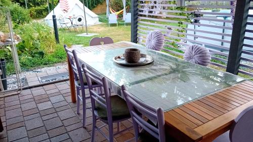 CAMP THEA Glamping tent yurtas in Rose resort in Unknown City, Slovenia