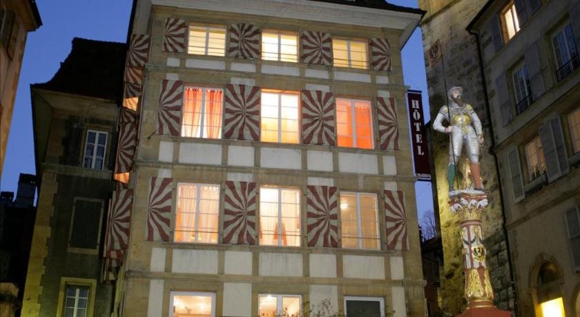 Le Café Hôtel de L’Aubier in Neuchatel, Switzerland