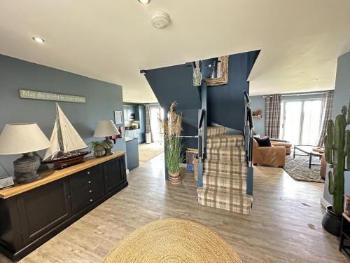 Baywatch Seaview and Balcony Part of the The Bay Filey Holiday Village with pool gym and direct beach access pub restaurant tennis and meadows walks