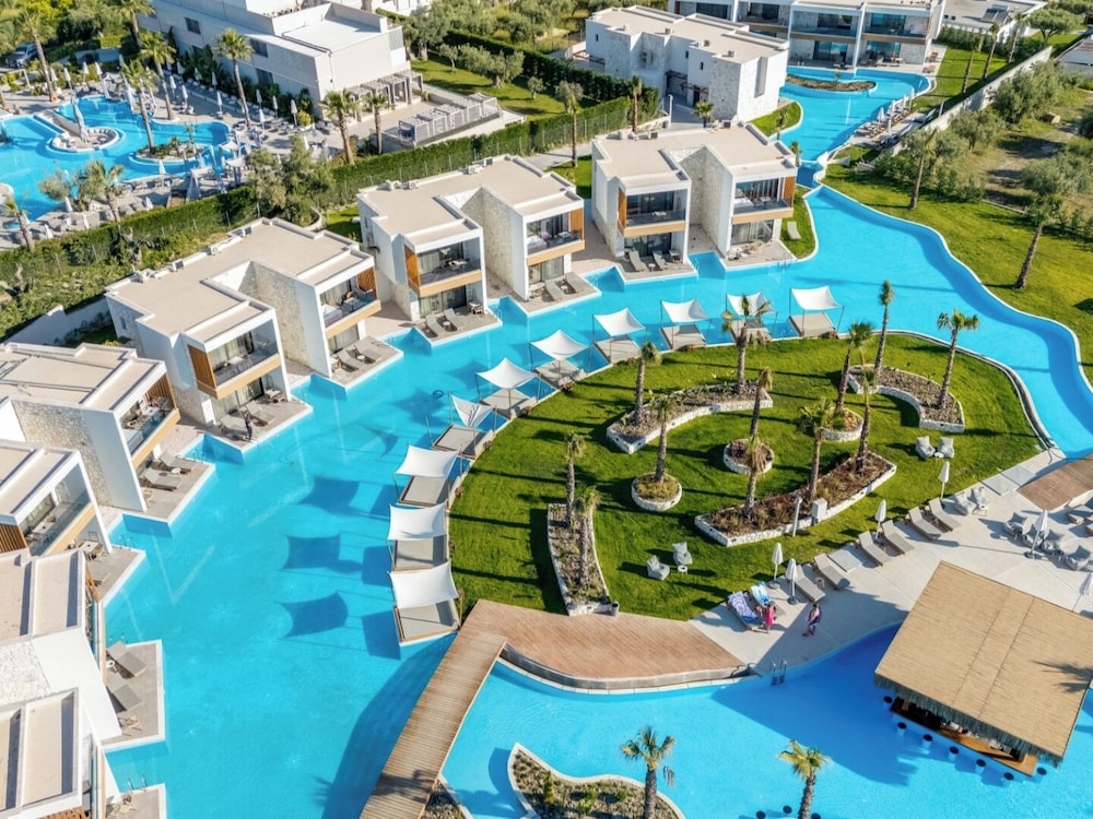 Anna Island in Pefkochori, Greece