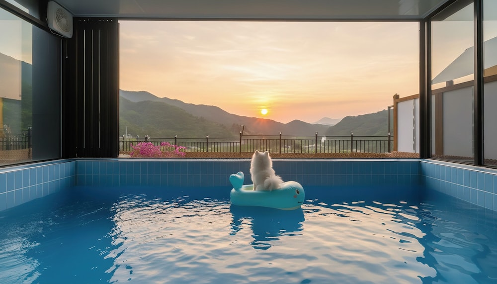 Gapyeong Manwol Aegyeon Pool Glamping in Gapyeong, South Korea