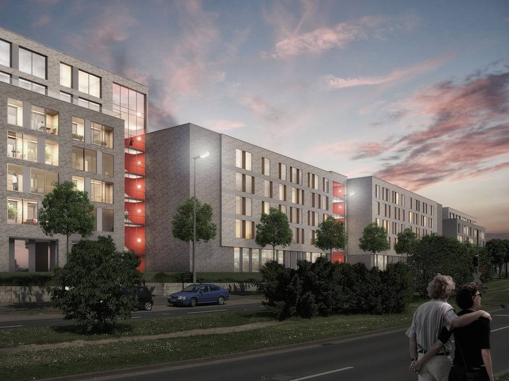 Front of property - evening/night