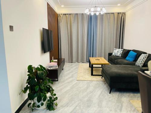 Elegant classy apartment with swimming pool fully equipped gym child play area and close proximity to shopping malls and great breathtaking views