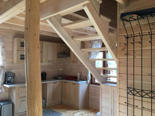 Mazury w Pigułce domek z sauną i balią Woszczele in Elk, Poland