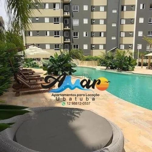 Jardim das Palmeiras II Home Resort JP2 Ubatuba Apartamento com 2 Dorms 1 Suíte Condomínio com Piscina Adulto e Infantil Jacuzzi Aquecida Sauna Churrasqueira Academia Salão de Jogos e Playground in Ubatuba, Brasil