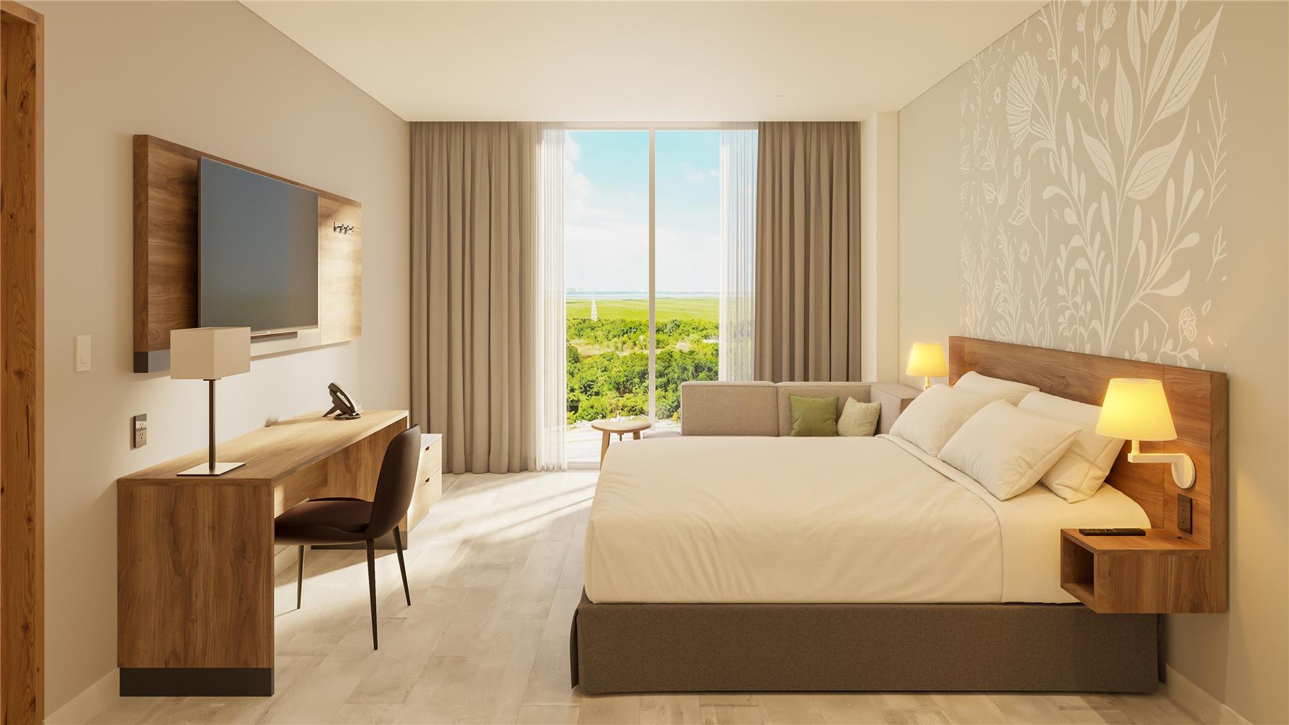 Rendering of Guestroom