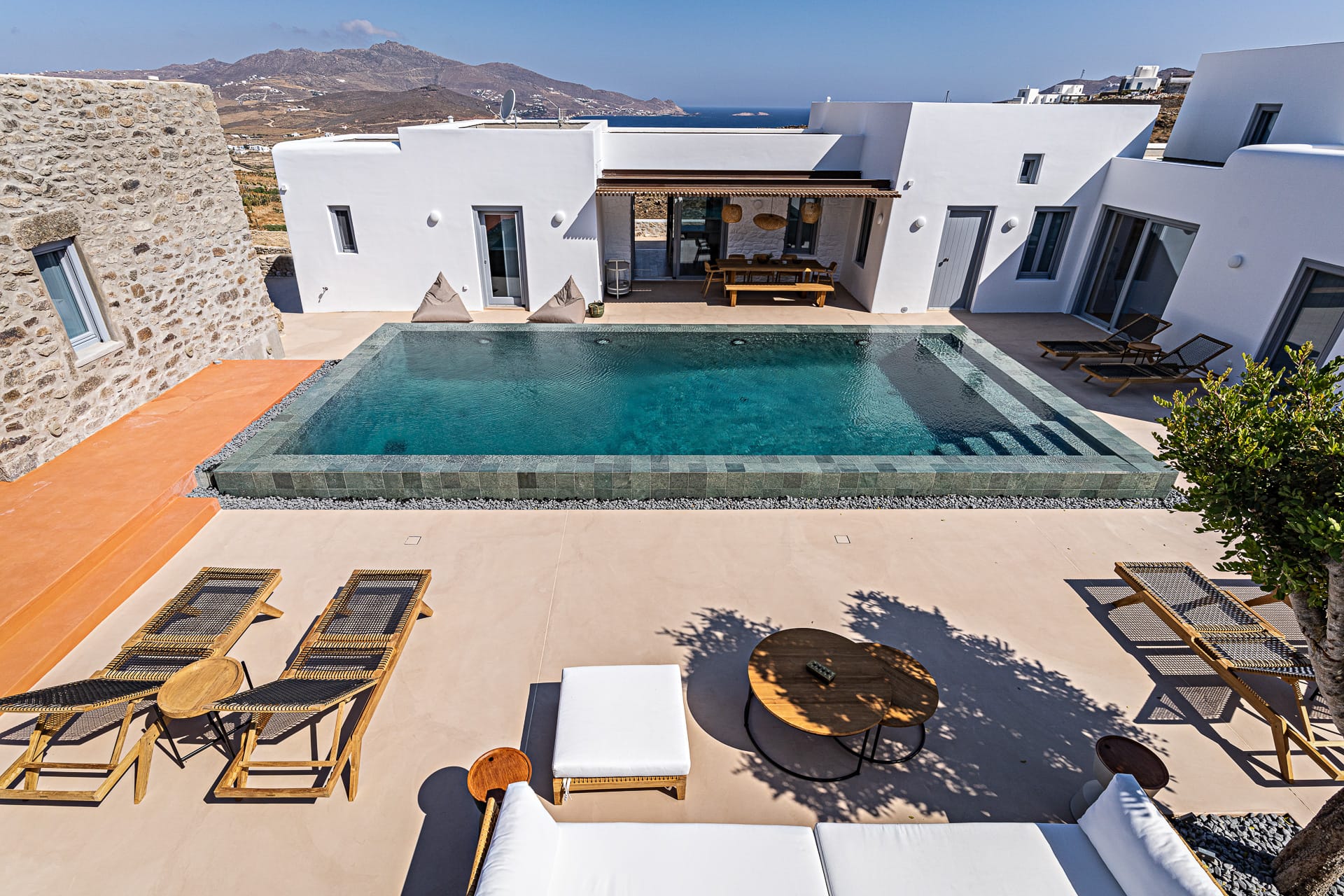 Cape Ftelia in Mykonos, Greece