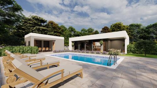 Green Luxury with heated pool jacuzzi & sauna