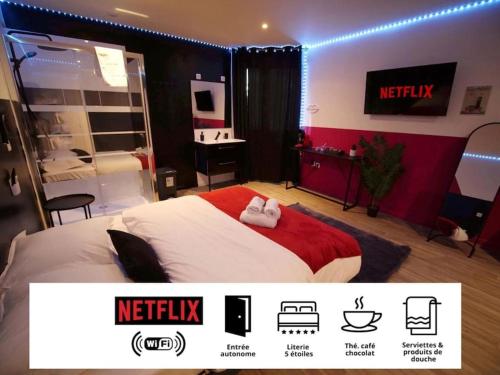 Red Room Olympe Suites & SPA Lille Croix Roubaix — hotel in Croix