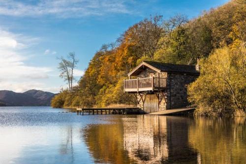 Duke of Portland Boathouse on the shore of Lake Ullswater ideal for a romantic break in Carlisle, United Kingdom