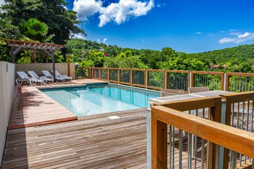 Chat Bleu in Bouillante, Guadeloupe