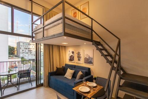 Condomínio com área de lazer na Oscar Freire — 4-Star Luxury Hotel in Pinheiros, Brasil
