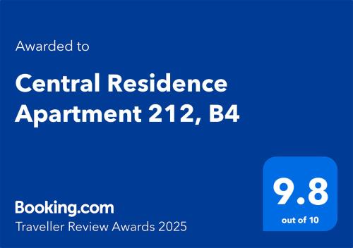 Central Residence Apartment 212 B4 — 4-Star Luxury Hotel in Bucharest, Romania