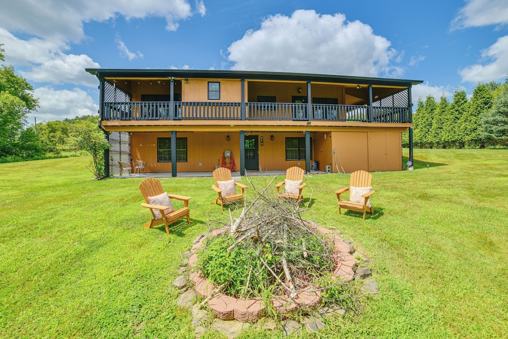 Romantic Afton Escape W Fire Pit Scenic Views — Afton