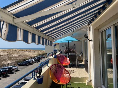 Joli T2 bord de mer parking piscine — hotel in Lacanau