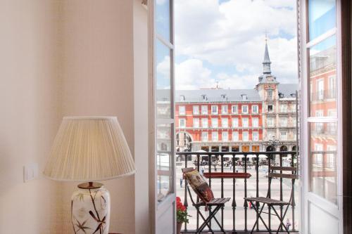 Charming view Plaza Mayor — 4-Star Luxury Hotel in Madrid, Spain