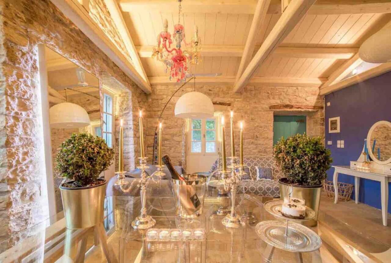 Entire Filitsa’s Stonehouse in Paxos with Pool in Gaios, Greece