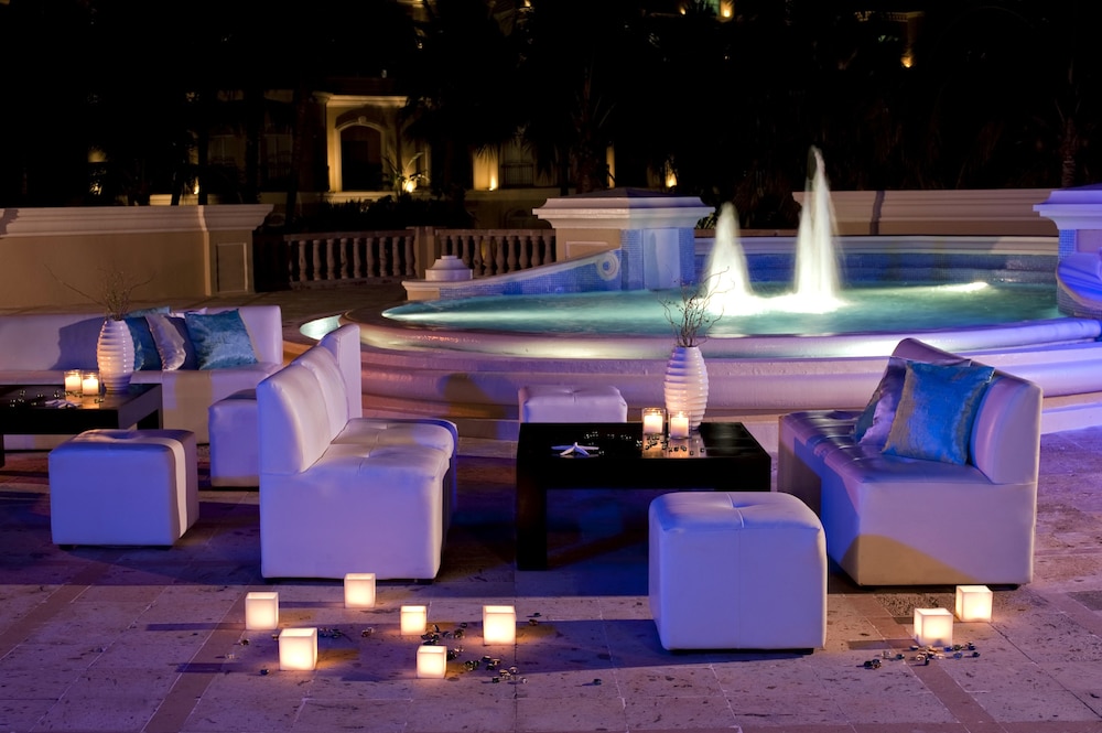 Outdoor wedding area