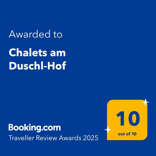 Chalets am Duschl Hof - carbon neutral hotel in Bayerbach