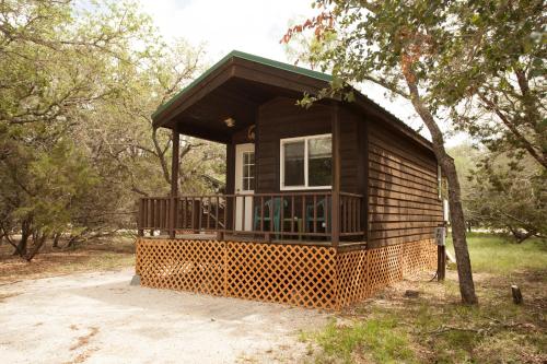 Medina Lake Camping Resort Studio Cabin 2 in Lakehills, United States