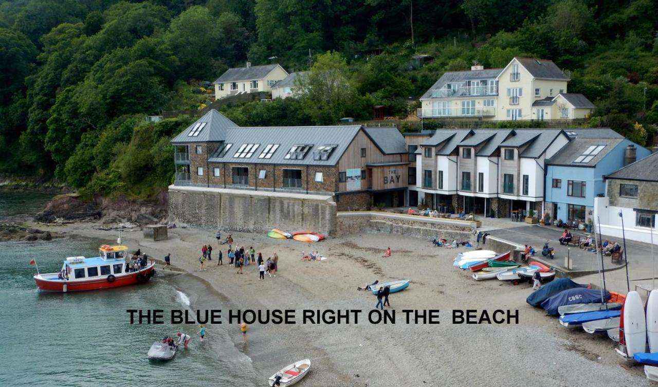 The Old Admiralty Boathouse at Cawsand Beach in Torpoint, United Kingdom