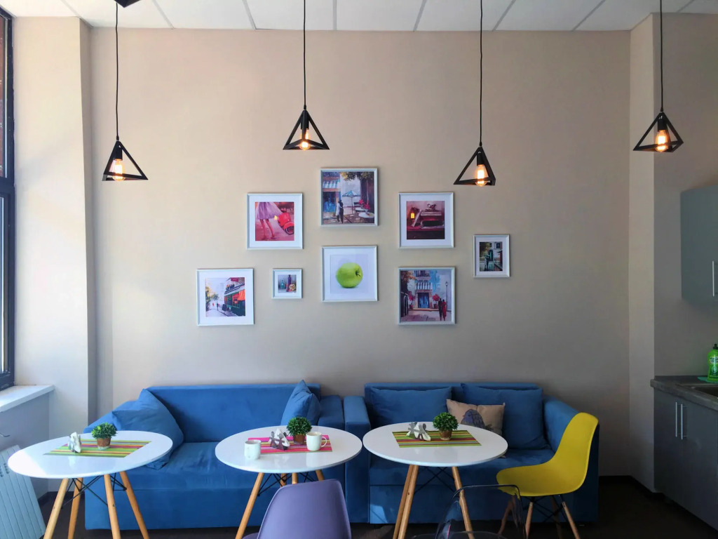 Capsule hotel TechnoCave in Bishkek, Kyrgyzstan