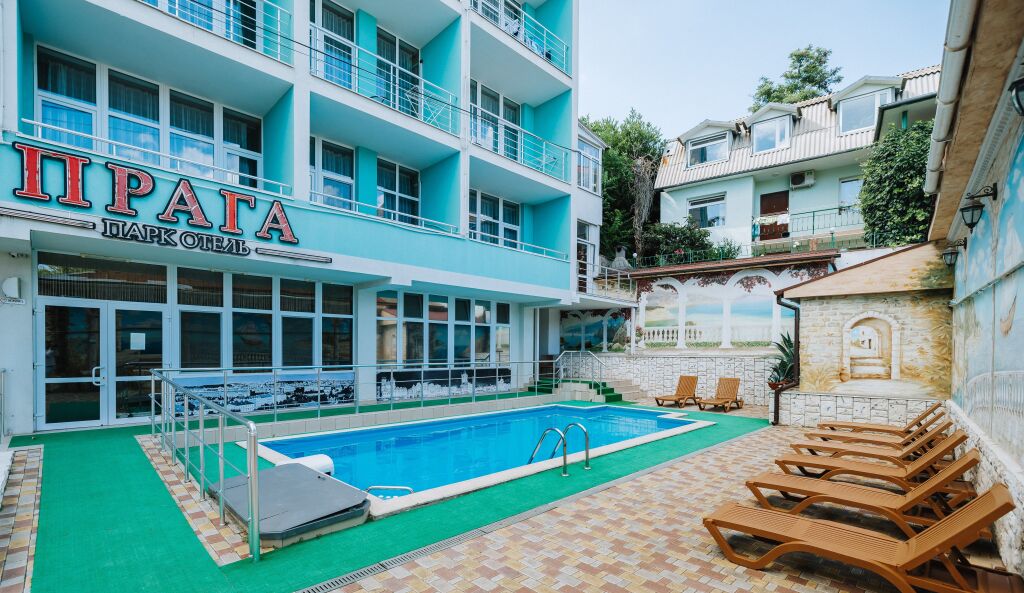 Praga Hotel in Alushta, Russia