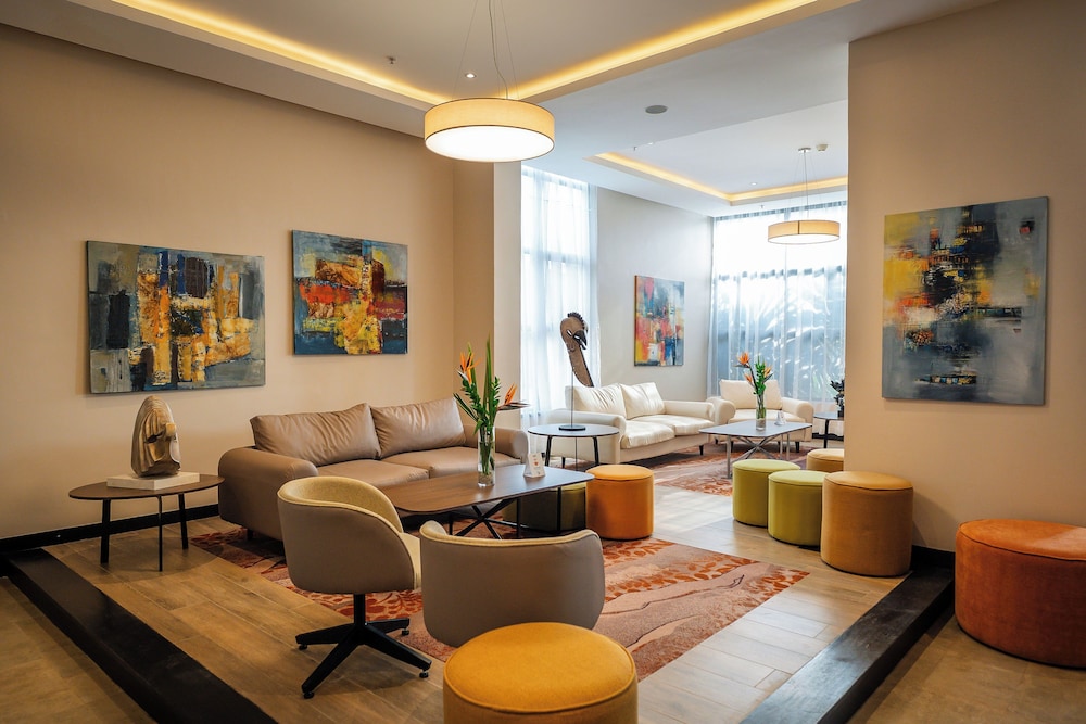 Lobby sitting area