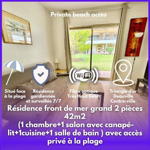 The golden triangle Apartment in Deauville, France