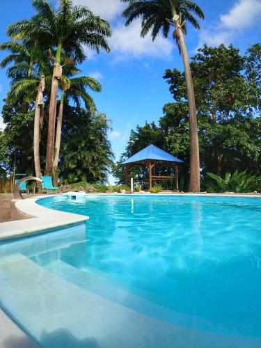 Gîte Kaz à Topaze piscine jardin tropical — 4-Star Luxury Hotel in Sainte-Rose, Guadeloupe
