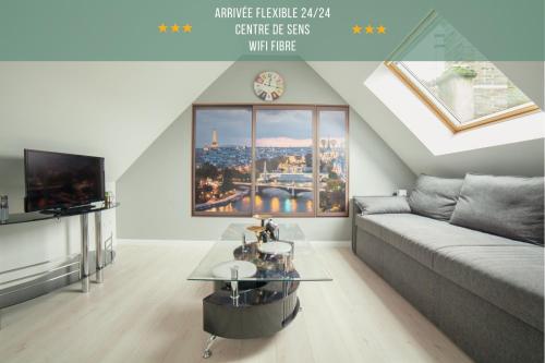 Le Premier Charmant T2 a 600m du Centre Ville — hotel in Sens