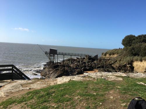 Vue Port in Pornic, France