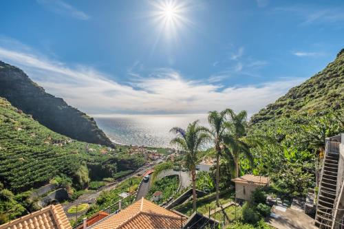 Stunning view set in nature Recanto of the sea in Ponta Do Sol, Portugal