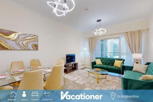 Vacationer I Premium 3 Bedroom Apartment I Close to Marina Promenade & JBR Beach I Zen Tower I Prime Location I — 5-Star Luxury Hotel in Dubai, United Arab Emirates
